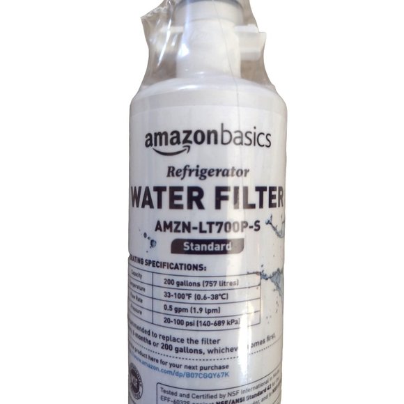 10-Pack AmazonBasics Replacement LG LT700P Standard Refrigerator Water Filter - Picture 5 of 5
